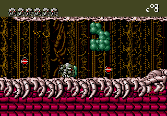 Atomic Robo-Kid - Megadrive game screenshot (1990) by Treco